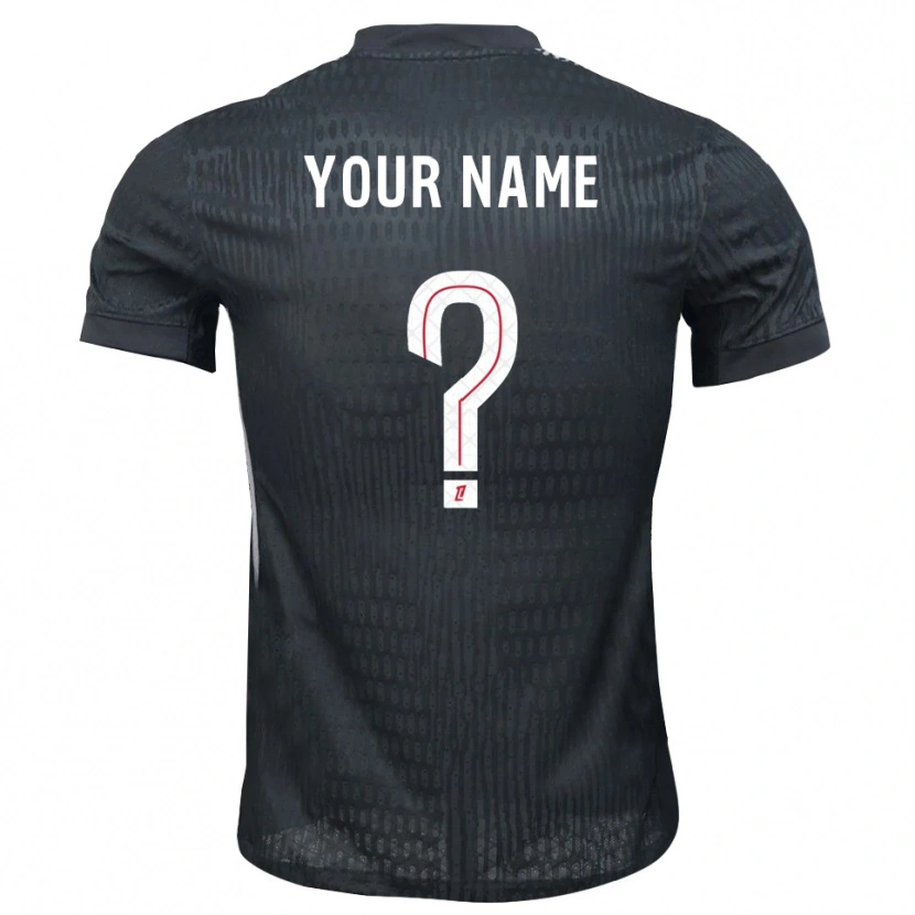 Danxenレディースパリ・サンジェルマンFCダークグレーブラックゴールキーパー シャツ2025/26ジャージーユニフォーム