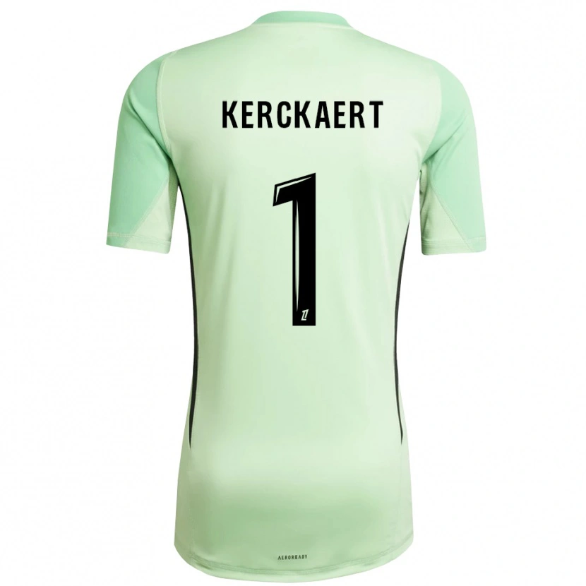 DanxenレディースGabriel Kerckaert#1ライトグリーンブラックゴールキーパー シャツ2025/26ジャージーユニフォーム