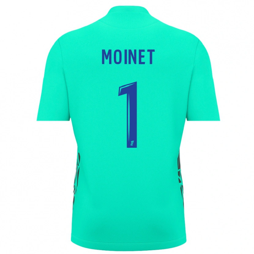 DanxenレディースVictor Moinet#1アクアマリンブルーゴールキーパー シャツ2025/26ジャージーユニフォーム