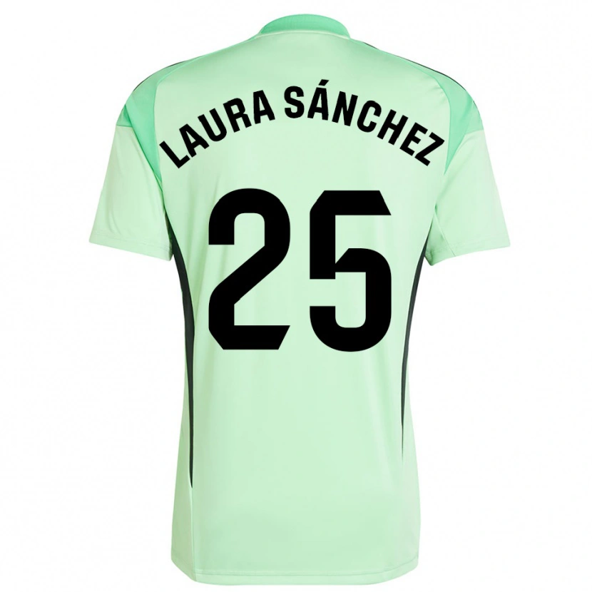 DanxenレディースLaura Sánchez Comuñas#25ライトオレンジブラックゴールキーパー シャツ2025/26ジャージーユニフォーム