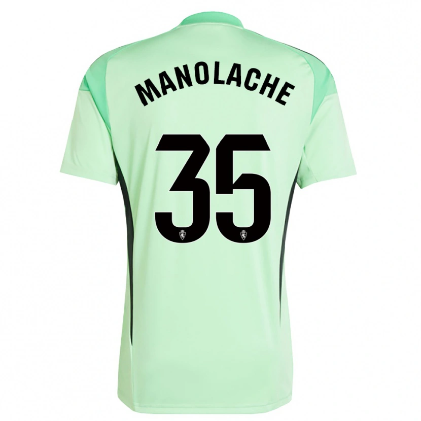 DanxenレディースMarcos Manolache#35ミディアムスプリンググリーンゴールキーパー シャツ2025/26ジャージーユニフォーム