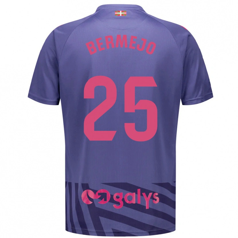 DanxenレディースJoseba Bermejo#25ブルーグレーパープルゴールキーパー シャツ2025/26ジャージーユニフォーム