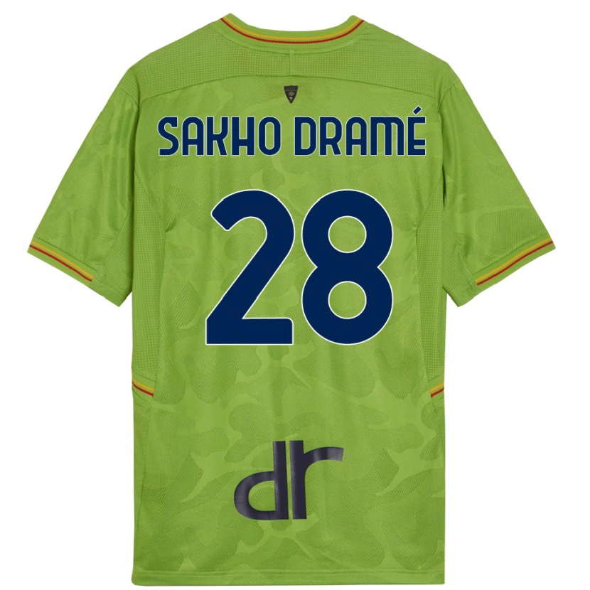 Danxenレディースサンバ・サコー・ドラメ#28フォレストグリーン黒ゴールキーパー シャツ2025/26ジャージーユニフォーム