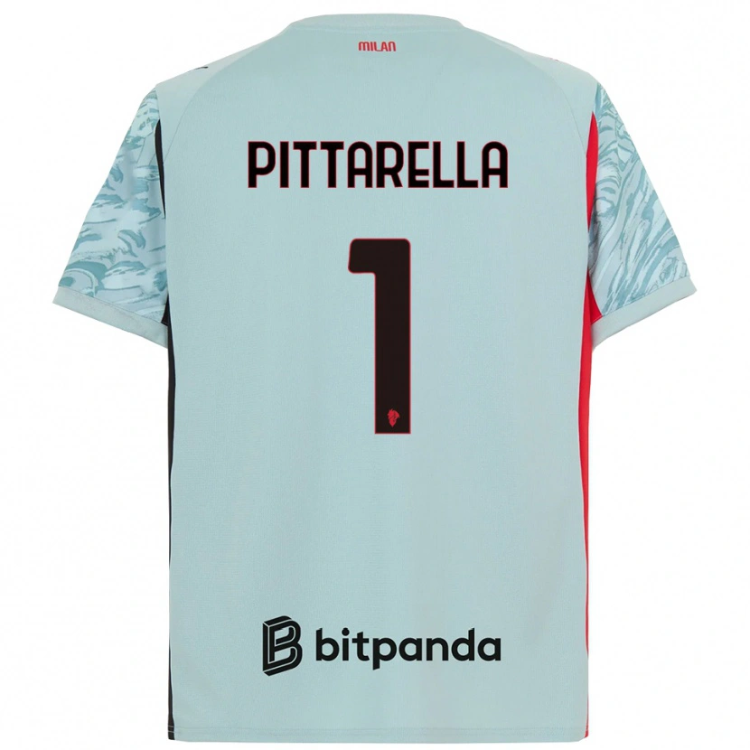 DanxenレディースMatteo Pittarella#1ライトブルー赤ゴールキーパー シャツ2025/26ジャージーユニフォーム