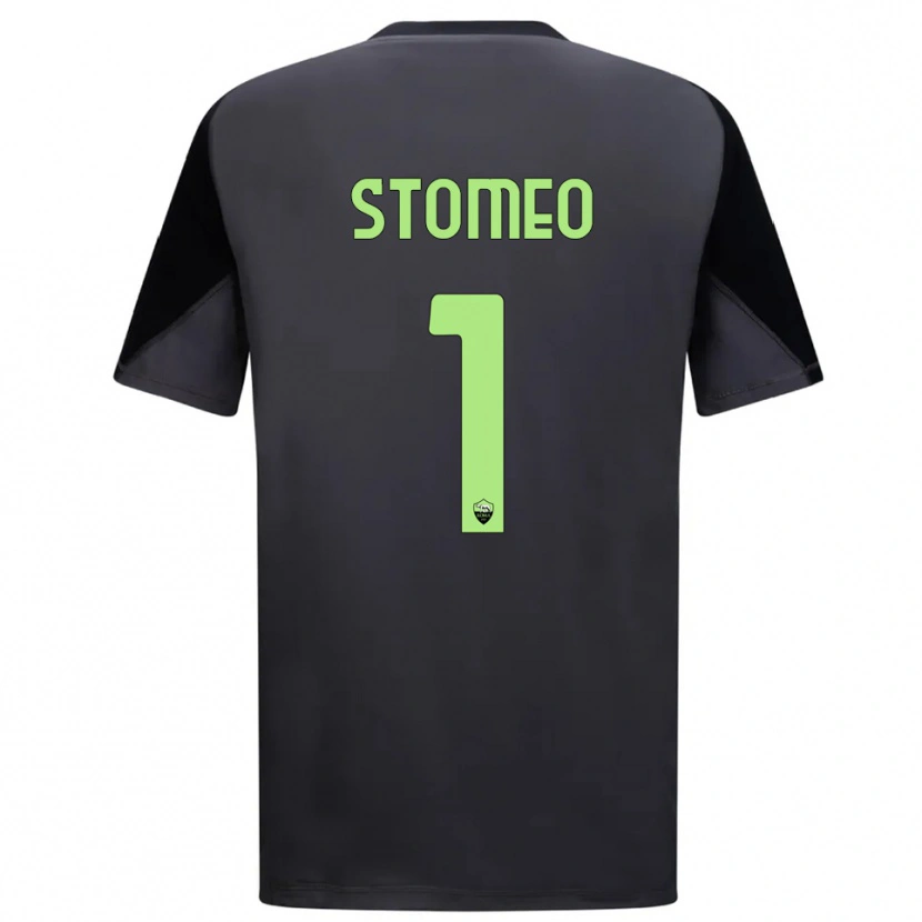 DanxenレディースGiorgio Stomeo#1黒ライトグリーンゴールキーパー シャツ2025/26ジャージーユニフォーム
