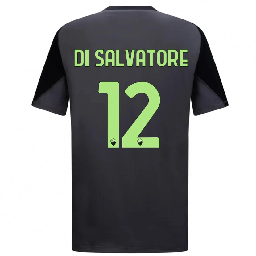 DanxenレディースDiego Di Salvatore#12黒ライトグリーンゴールキーパー シャツ2025/26ジャージーユニフォーム