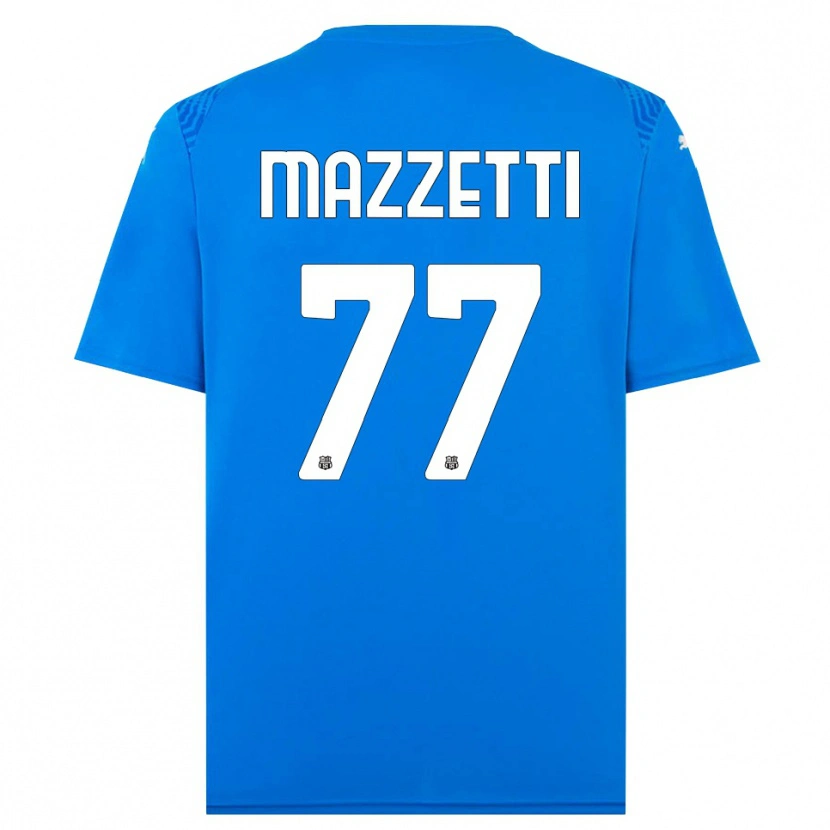 DanxenレディースRiccardo Mazzetti#77青白ゴールキーパー シャツ2025/26ジャージーユニフォーム