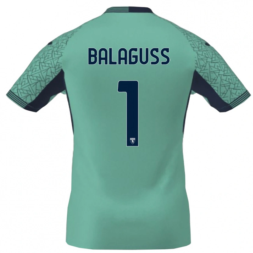 DanxenレディースNils Balaguss#1ブルーラグーンゴールキーパー シャツ2025/26ジャージーユニフォーム