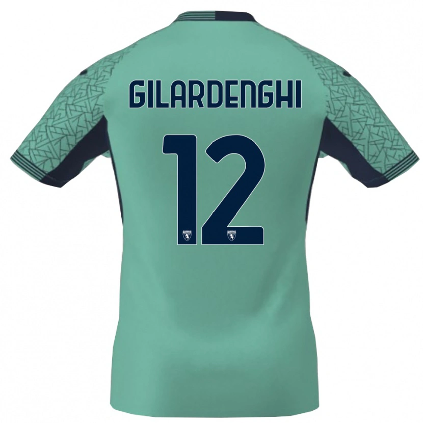 DanxenレディースRiccardo Gilardenghi#12ブルーラグーンゴールキーパー シャツ2025/26ジャージーユニフォーム