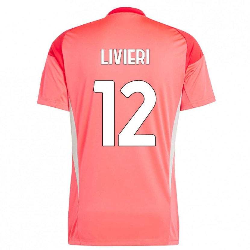 DanxenレディースAlessandro Livieri#12赤白ゴールキーパー シャツ2025/26ジャージーユニフォーム