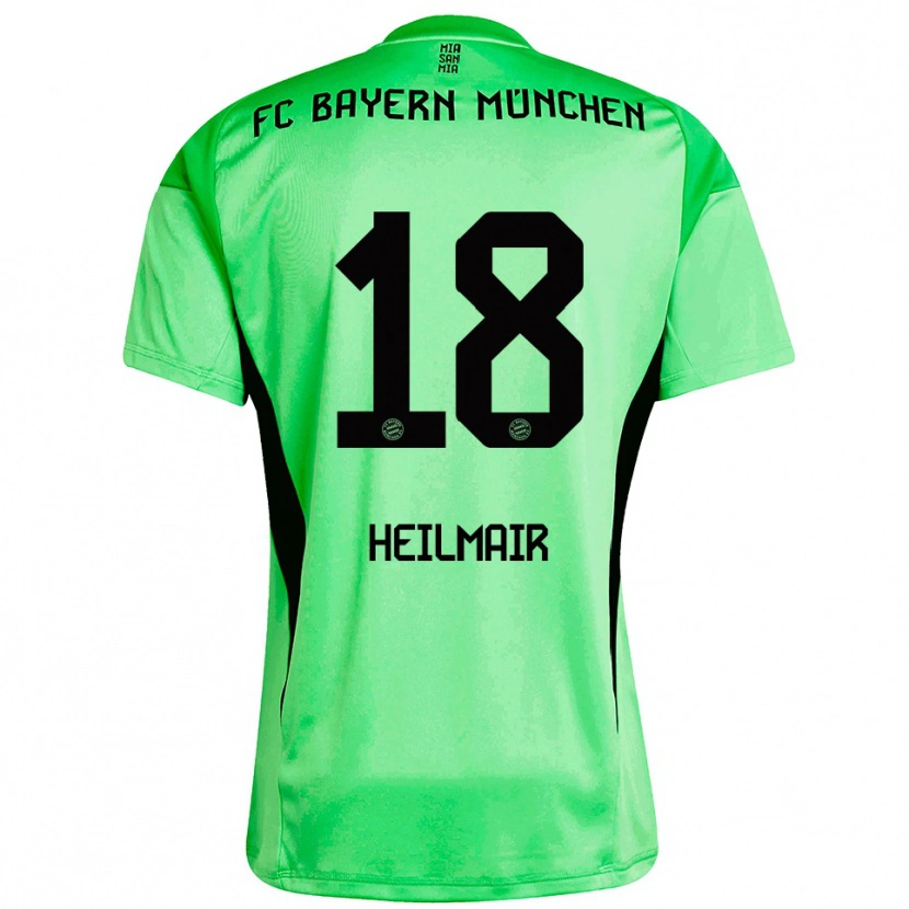 DanxenレディースHannes Heilmair#18ミディアムスプリンググリーンゴールキーパー シャツ2025/26ジャージーユニフォーム