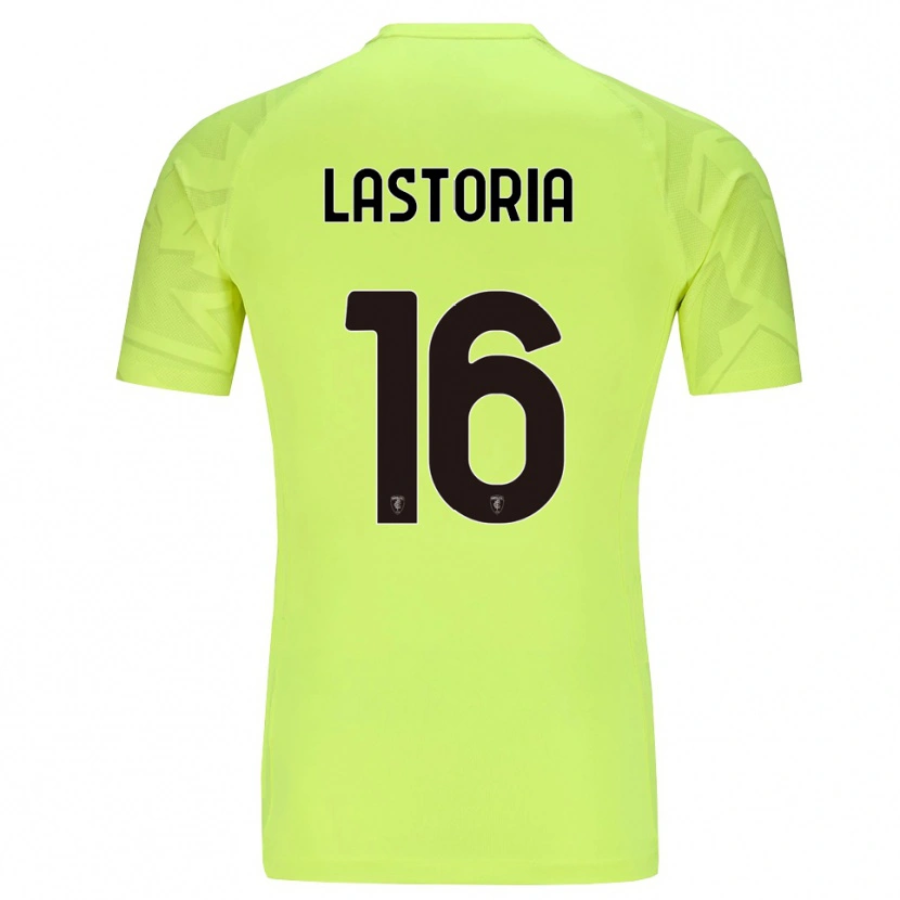 DanxenレディースTommaso Lastoria#16蛍光グリーンゴールキーパー シャツ2025/26ジャージーユニフォーム