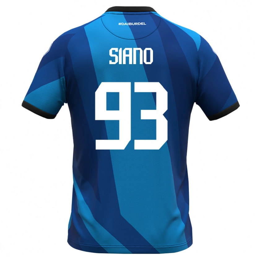 DanxenレディースAlessandro Siano#93ロイヤルブルーオレンジゴールキーパー シャツ2025/26ジャージーユニフォーム