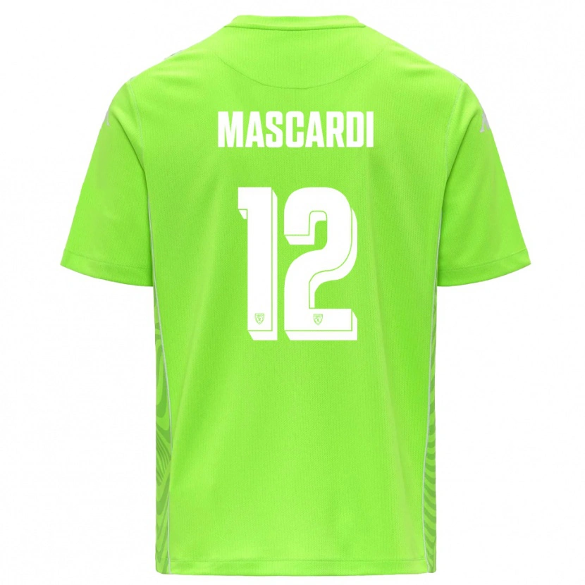 DanxenレディースDiego Mascardi#12ローングリーンホワイトゴールキーパー シャツ2025/26ジャージーユニフォーム