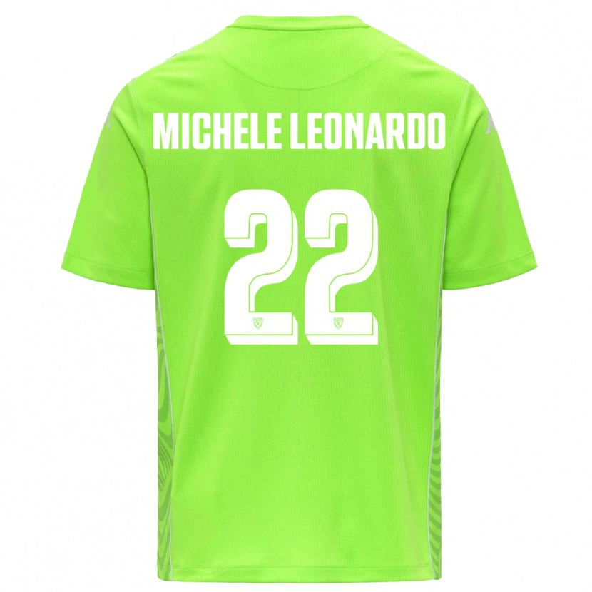 DanxenレディースMatteo Michele Leonardo#22ローングリーンホワイトゴールキーパー シャツ2025/26ジャージーユニフォーム