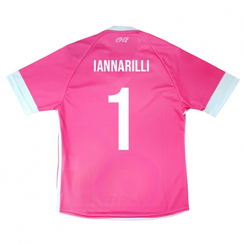 DanxenレディースAntony Iannarilli#1ホットピンクホワイトゴールキーパー シャツ2025/26ジャージーユニフォーム