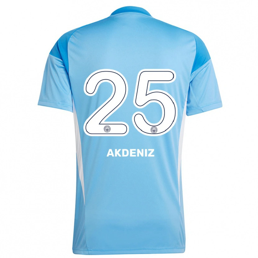 DanxenレディースZeynep Akdeniz#25ロイヤルブル ーホワイトゴールキーパー シャツ2025/26ジャージーユニフォーム