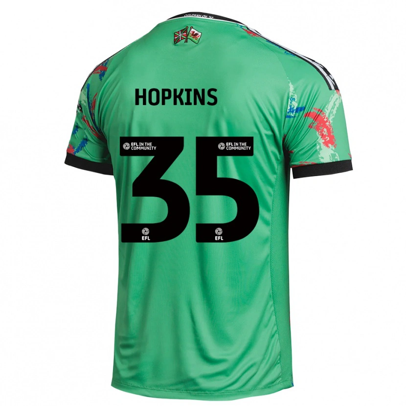DanxenレディースBailey Hopkins#35グリーンレッドゴールキーパー シャツ2025/26ジャージーユニフォーム