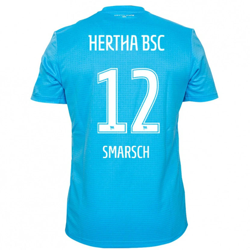 DanxenレディースDennis Smarsch#12ライトブルーホワイトゴールキーパー シャツ2025/26ジャージーユニフォーム