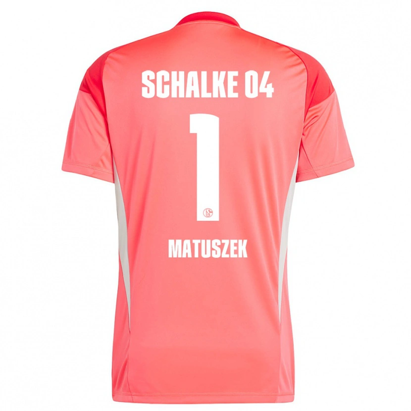 DanxenレディースJulia Matuszek#1コーラルレッドゴールキーパー シャツ2025/26ジャージーユニフォーム