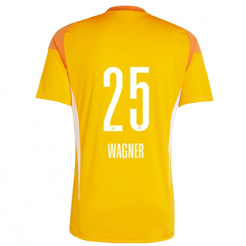 DanxenレディースAllison Wagner#25イエローオレンジゴールキーパー シャツ2025/26ジャージーユニフォーム