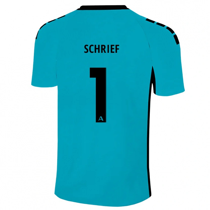 DanxenレディースMoritz Schrief#1シアンゴールキーパー シャツ2025/26ジャージーユニフォーム