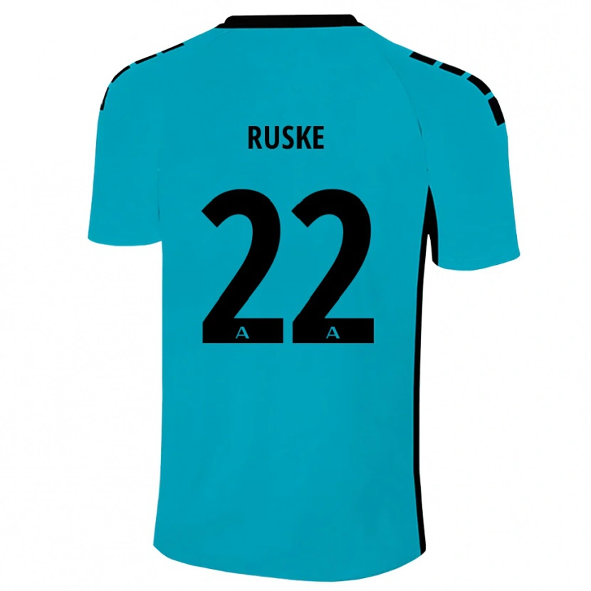 DanxenレディースNeo Ruske#22シアンゴールキーパー シャツ2025/26ジャージーユニフォーム