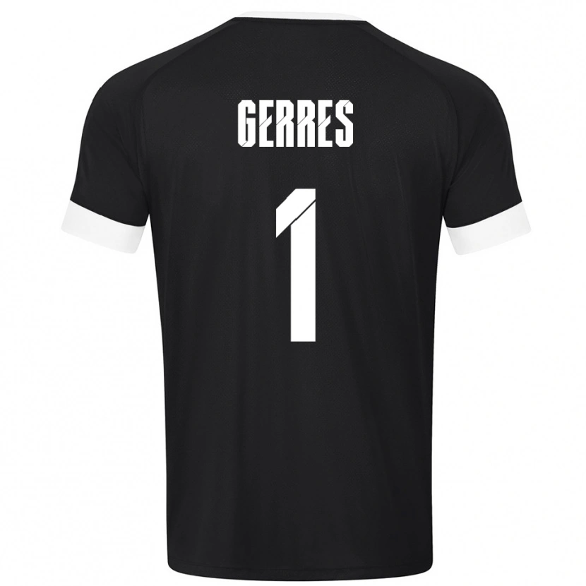DanxenレディースRomero Gerres#1ブラックホワイトゴールキーパー シャツ2025/26ジャージーユニフォーム