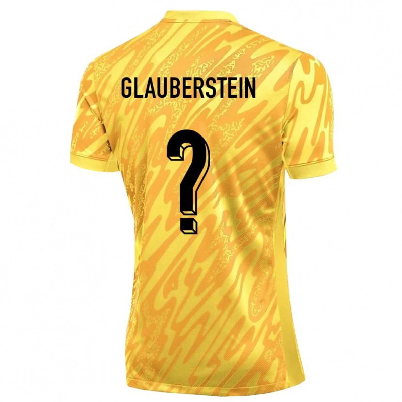 DanxenレディースJonas Glauberstein#0イエローオレンジゴールキーパー シャツ2025/26ジャージーユニフォーム