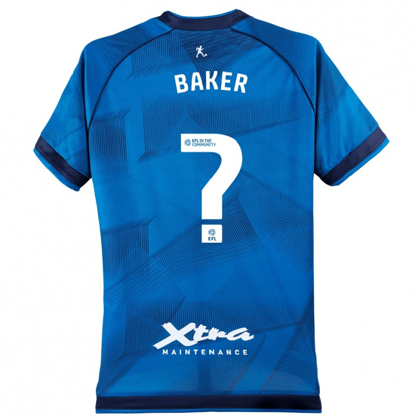DanxenレディースFaye Baker#0ブルー ホワイトゴールキーパー シャツ2025/26ジャージーユニフォーム
