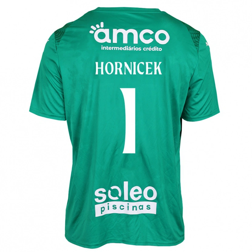 DanxenレディースLukas Hornicek#1緑 白ゴールキーパー シャツ2025/26ジャージーユニフォーム