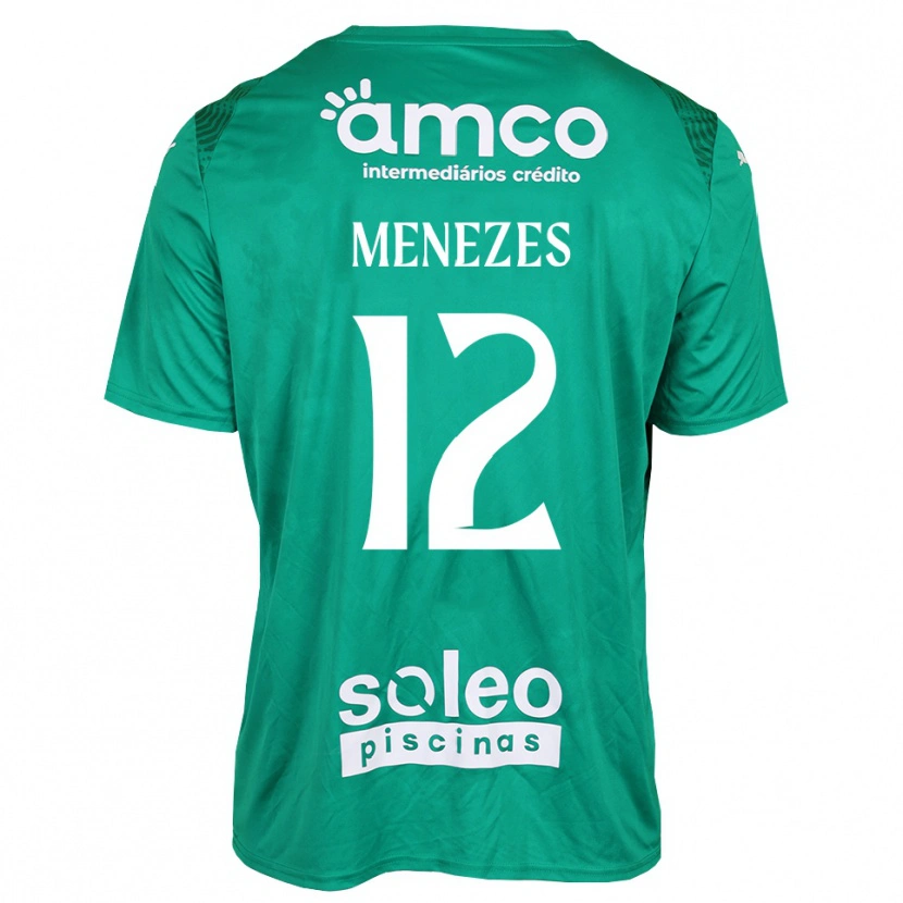 DanxenレディースGabriel Menezes#12緑 白ゴールキーパー シャツ2025/26ジャージーユニフォーム