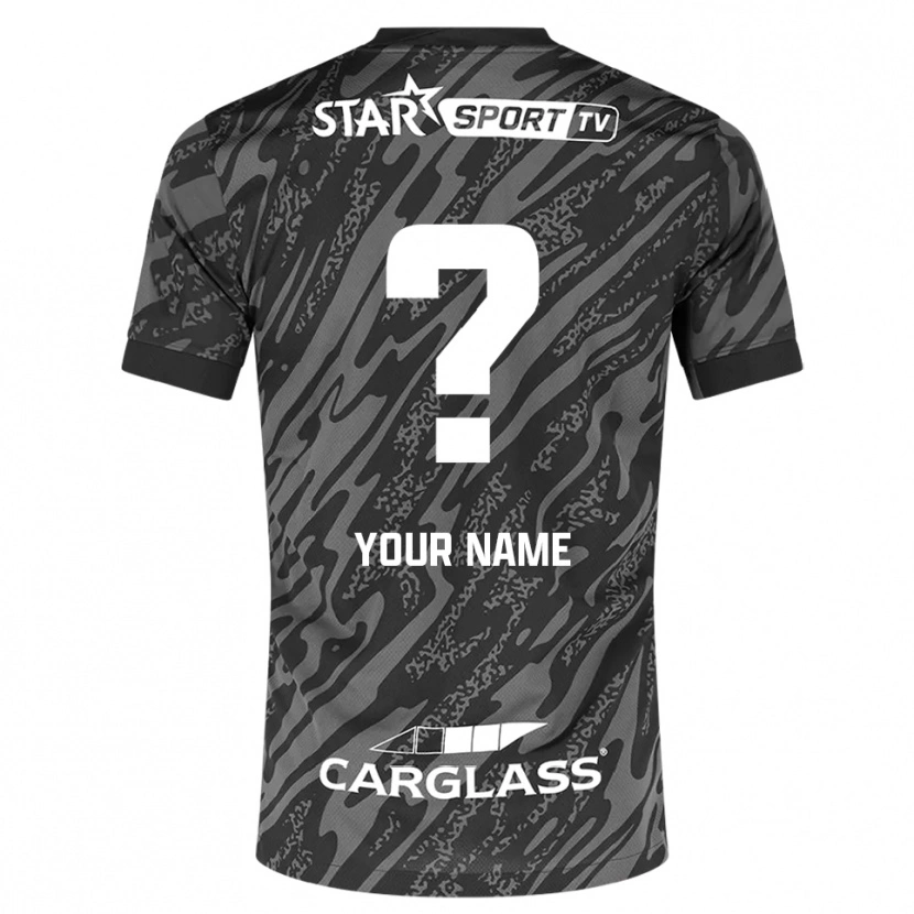 DanxenレディースKRCヘンク濃灰色 黒ゴールキーパー シャツ2025/26ジャージーユニフォーム