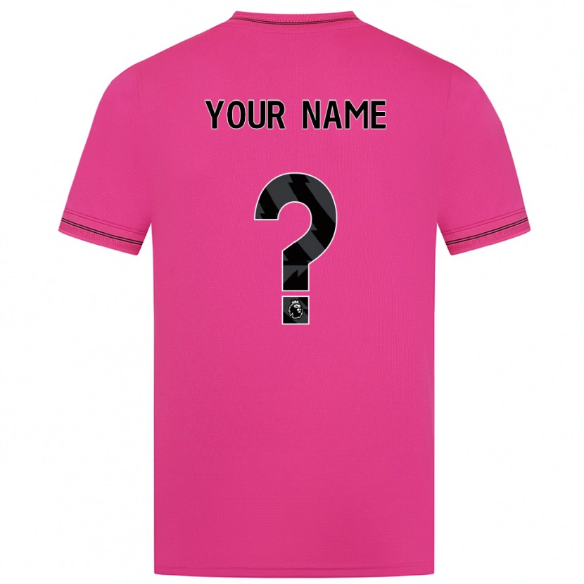 Danxenレディースウルヴァーハンプトン・ワンダラーズFCマゼンタ 黒ゴールキーパー シャツ2025/26ジャージーユニフォーム