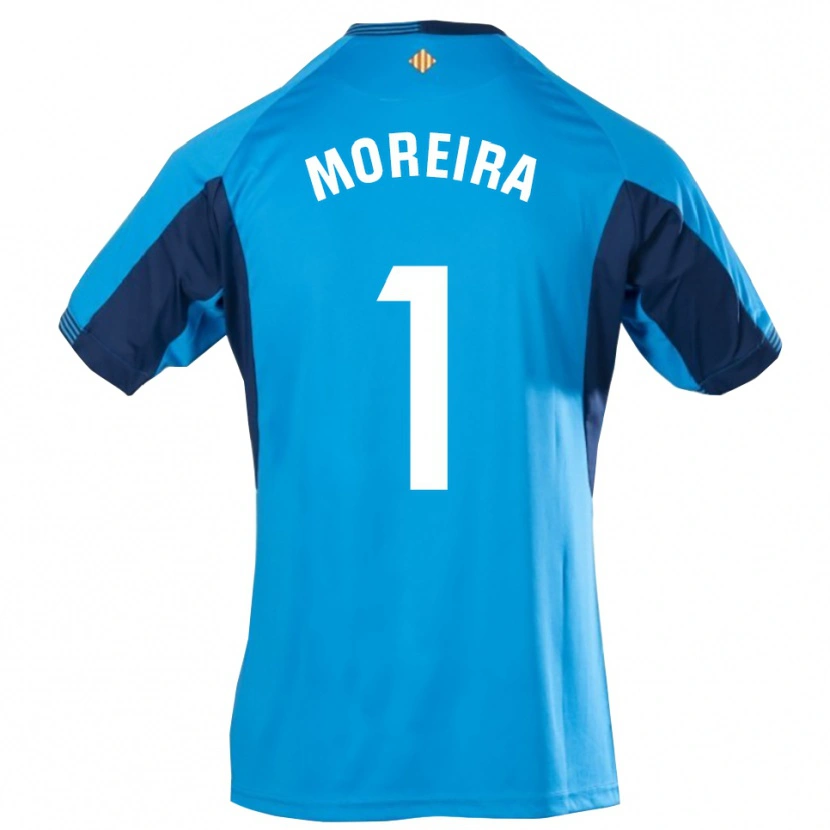 DanxenレディースYago Moreira#1ブルーホワイトゴールキーパー シャツ2025/26ジャージーユニフォーム