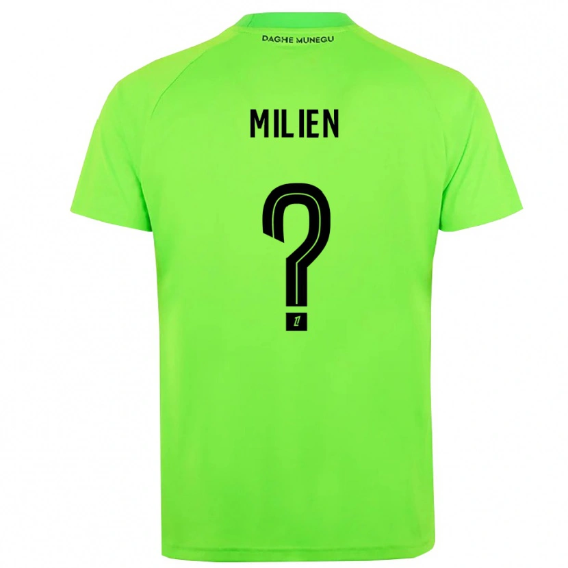 DanxenレディースKenley Milien#0グリーンブラックゴールキーパー シャツ2025/26ジャージーユニフォーム
