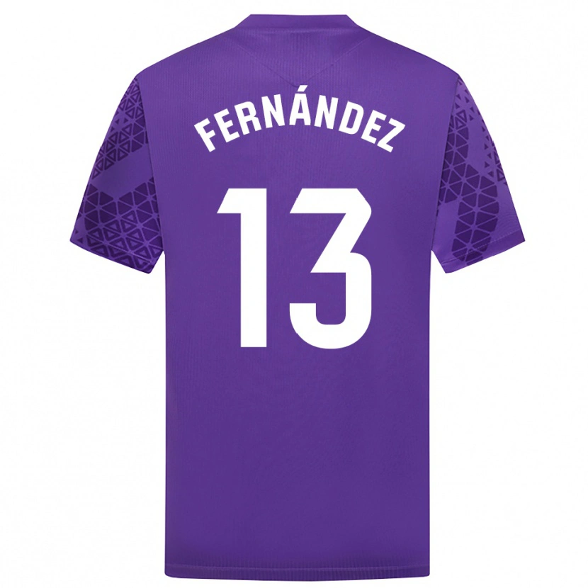 DanxenレディースAndrés Fernández#13パープルホワイトゴールキーパー シャツ2025/26ジャージーユニフォーム