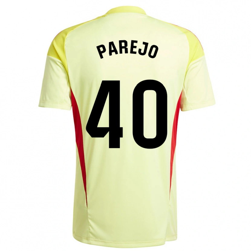 DanxenレディースJesús Parejo#40ライトイエローブラックゴールキーパー シャツ2025/26ジャージーユニフォーム