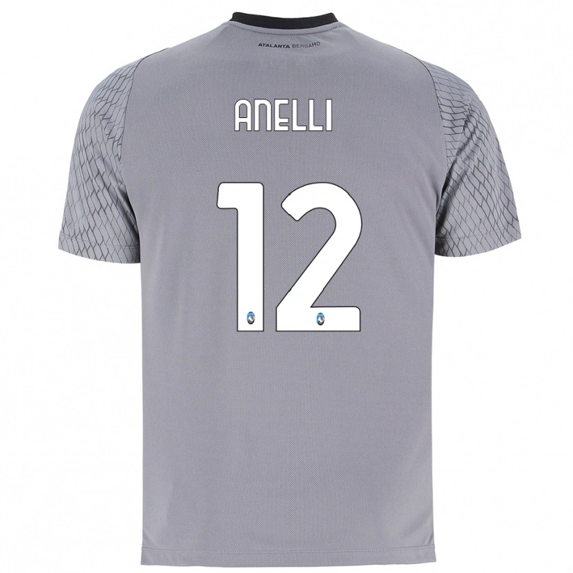 DanxenレディースAlessandro Anelli#12灰色青赤ゴールキーパー シャツ2025/26ジャージーユニフォーム
