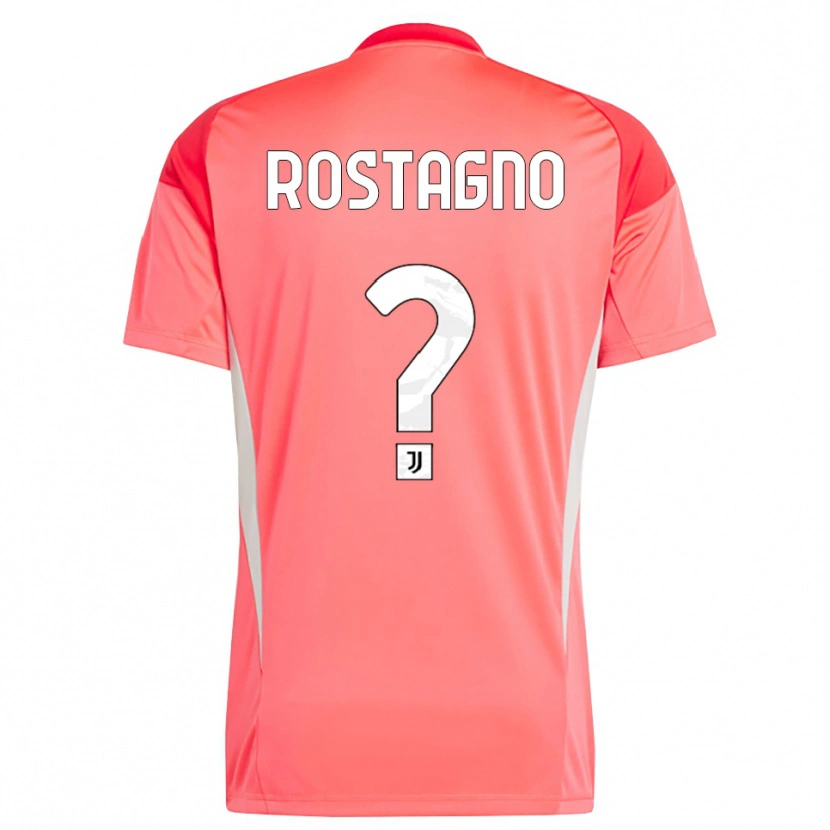 DanxenレディースAlberto Rostagno#0赤オレンジゴールキーパー シャツ2025/26ジャージーユニフォーム