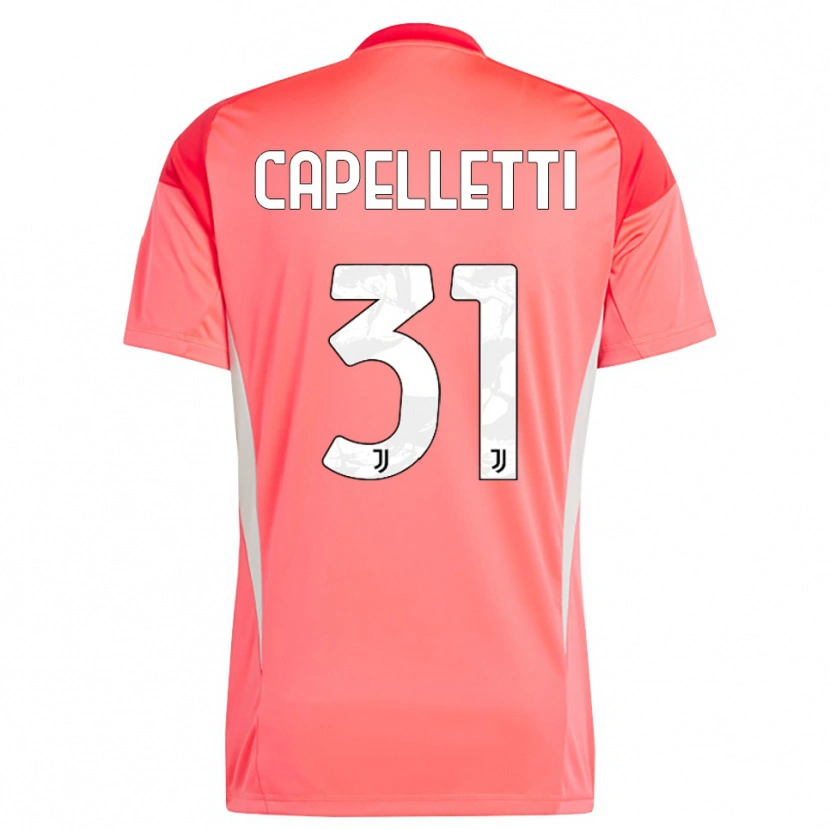 DanxenレディースAlessia Capelletti#31赤オレンジゴールキーパー シャツ2025/26ジャージーユニフォーム