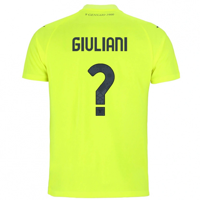 DanxenレディースAlessio Giuliani#0蛍光グリーンゴールキーパー シャツ2025/26ジャージーユニフォーム