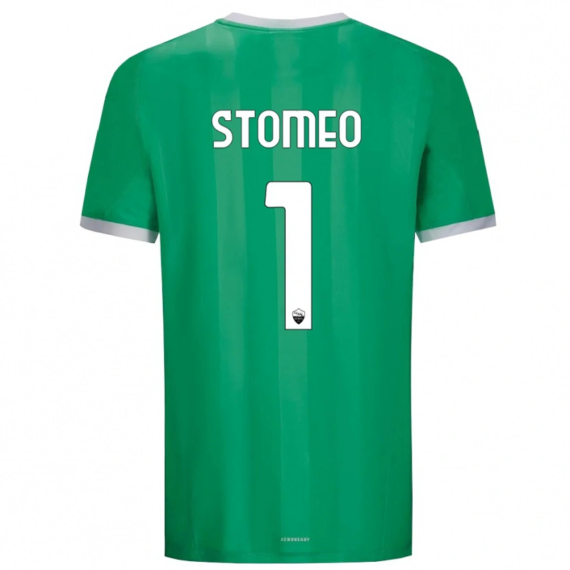 DanxenレディースGiorgio Stomeo#1緑白ゴールキーパー シャツ2025/26ジャージーユニフォーム