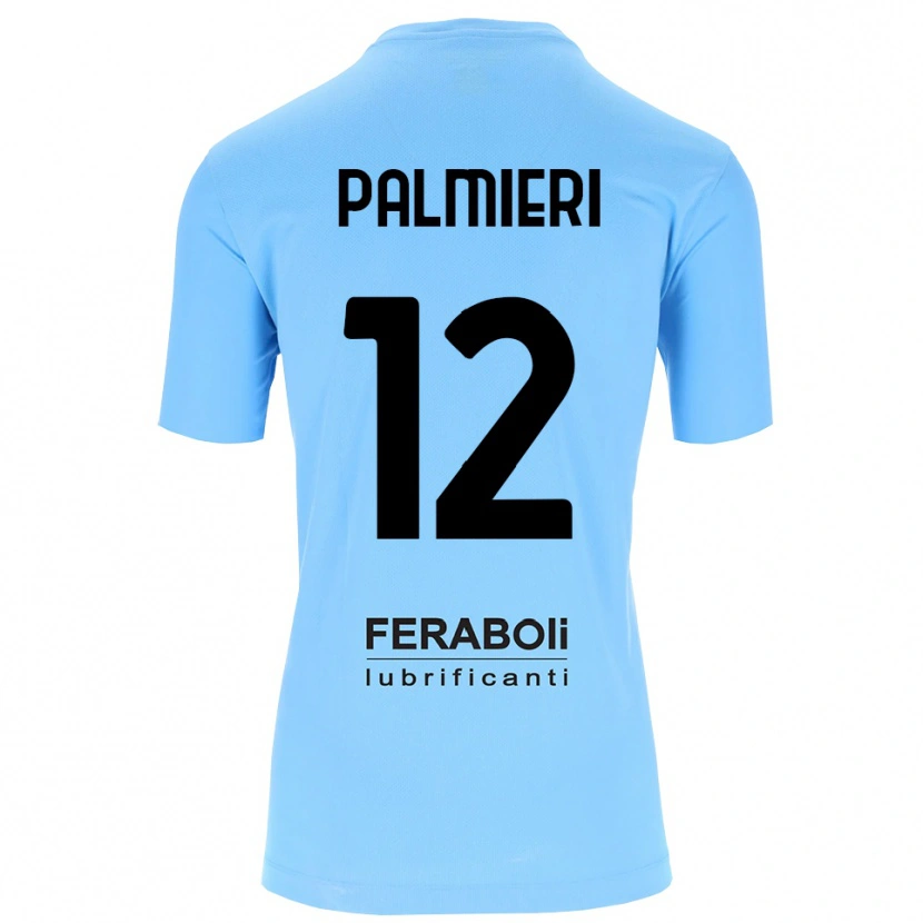 DanxenレディースCristian Palmieri#12スカイブルー黒ゴールキーパー シャツ2025/26ジャージーユニフォーム