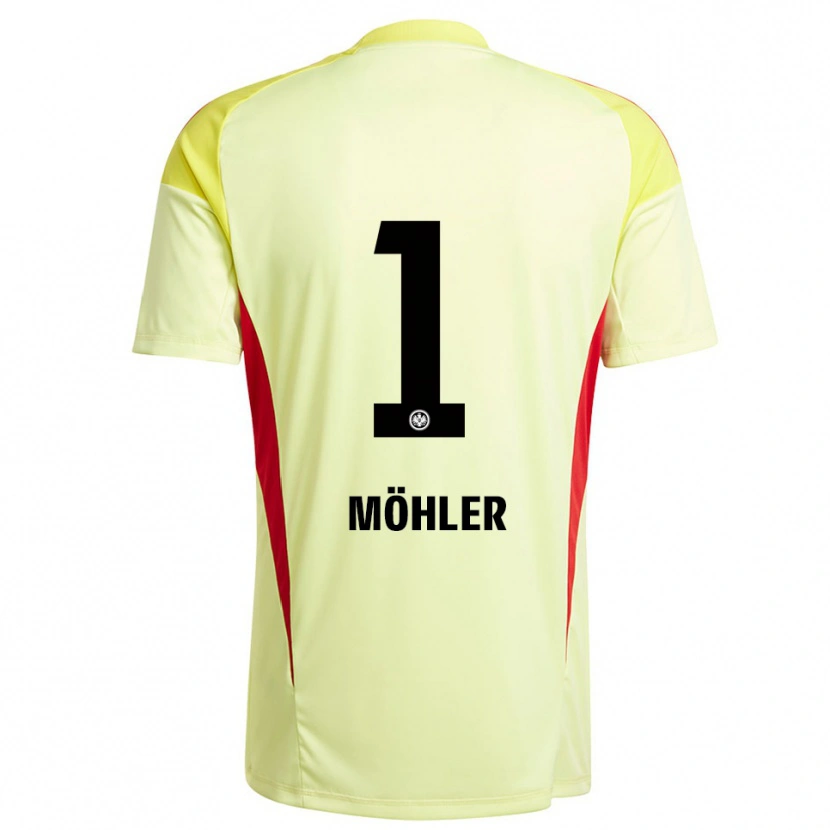 DanxenレディースEmil Möhler#1ライト黄黒ゴールキーパー シャツ2025/26ジャージーユニフォーム