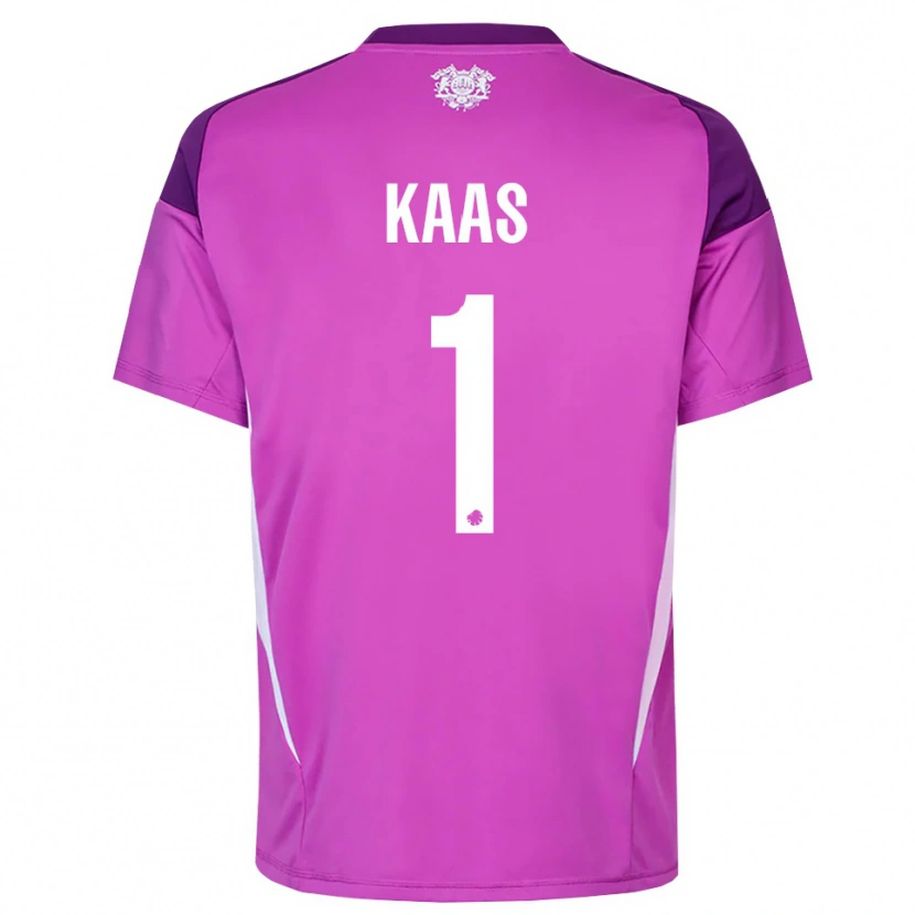 DanxenレディースAnna Kaas#1ライラックパープルホワイトゴールキーパー シャツ2025/26ジャージーユニフォーム