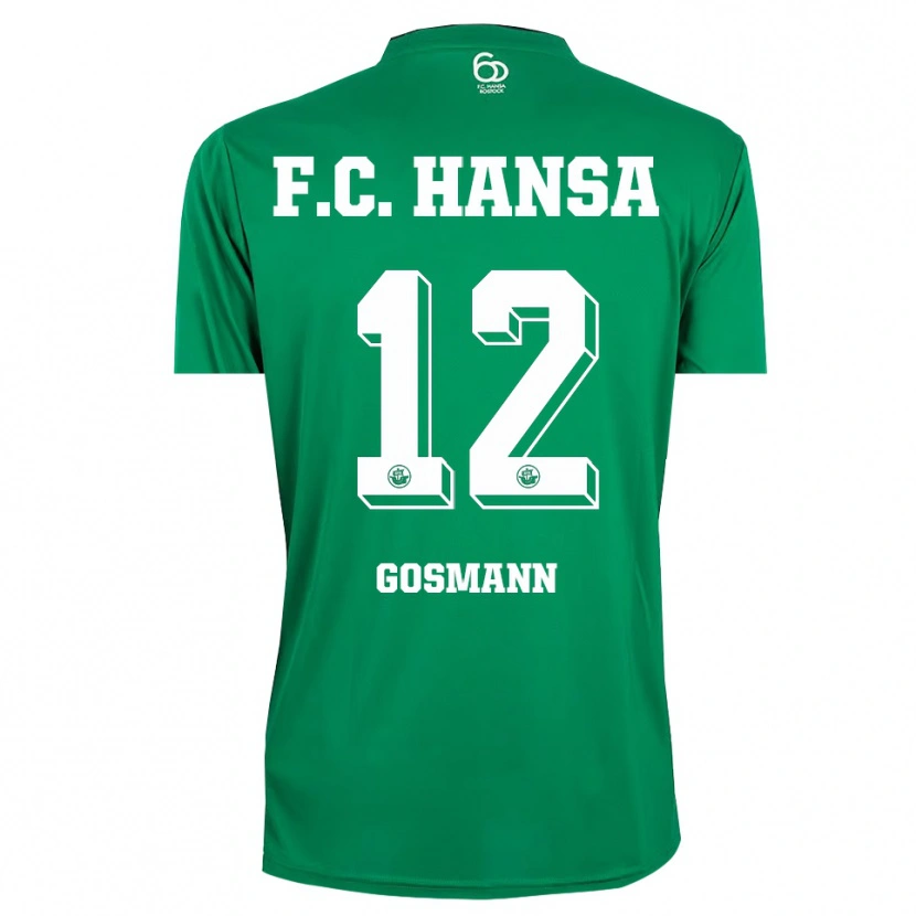 DanxenレディースHermann Gosmann#12ダークグリーン ホワイトゴールキーパー シャツ2025/26ジャージーユニフォーム