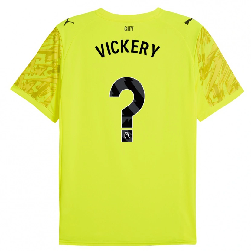 DanxenレディースBen Vickery#0黄色 オレンジ 黒ゴールキーパー シャツ2025/26ジャージーユニフォーム