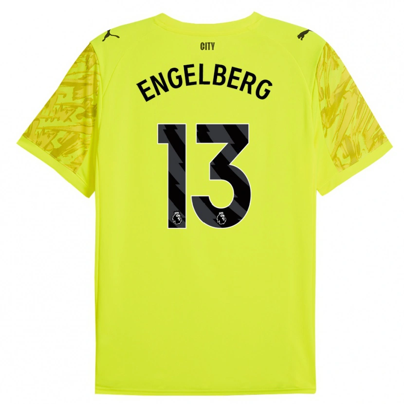 DanxenレディースStavros Engelberg#13黄色 オレンジ 黒ゴールキーパー シャツ2025/26ジャージーユニフォーム