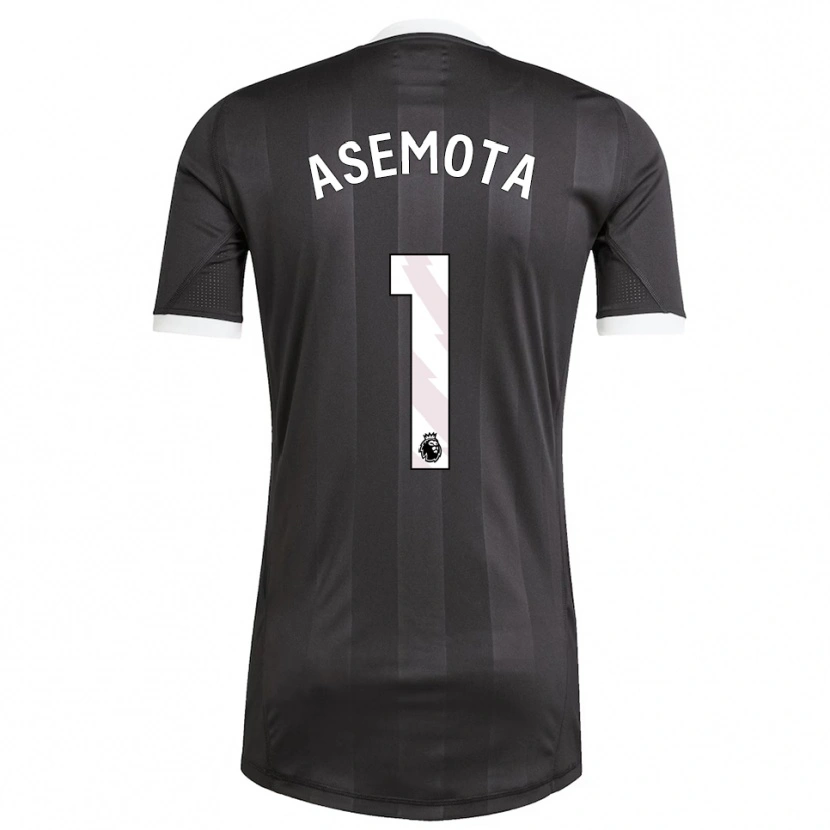 DanxenレディースOwen Asemota#1黒 白ゴールキーパー シャツ2025/26ジャージーユニフォーム